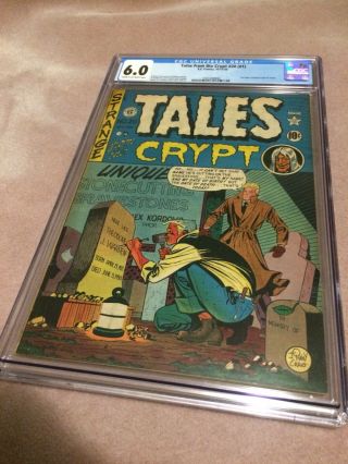 Tales From The Crypt 20 (1) 1950 Ec Comics First Issue Cgc 6.  0 Crypt Of Terror