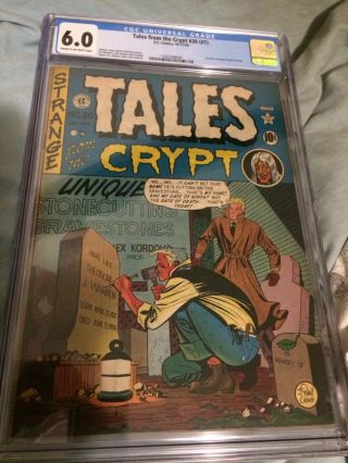 Tales From The Crypt 20 (1) 1950 EC Comics First Issue CGC 6.  0 Crypt Of Terror 4