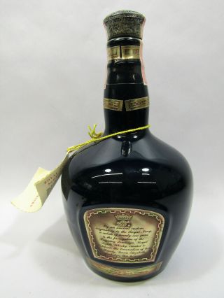 Chivas Royal Salute 21 Yeaer Old Scotch Whisky Whiskey w/Velvet Bag Empty Bottle 2