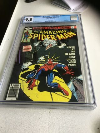 Spider - Man 194 1979 Cgc 9.  8 First App.  Black Cat White Pages