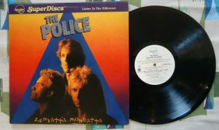 The Police Lp Zenyatta Mondatta 1980 Nautilus Superdisc Audiophile Sting Vg,  /m -