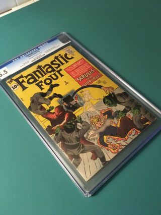 Fantastic Four 2 Cgc 5.  5 Ow/w Pages