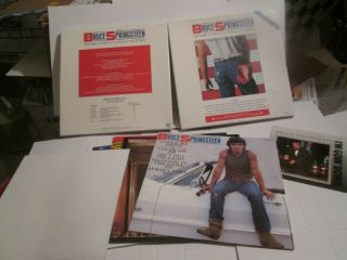 Bruce Springsteen Born In The Usa 4 12 ",  7 " Single Records Box Set Poster Nm Uk