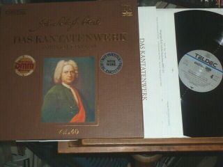Bach Cantatas 170 - 174 Vol 40 Box 2lp Telefunken Leonhardt Boy Choir Dmm Digital