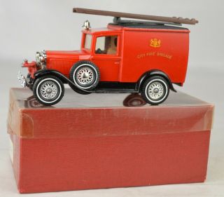 Custom Matchbox Models Of Yesteryear Y21 Model A Ford Fire Truck