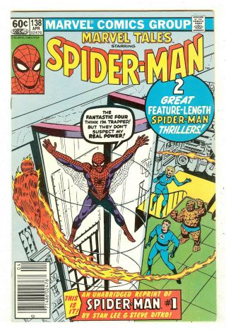 Marvel Tales 138 Reprints Spiderman 1