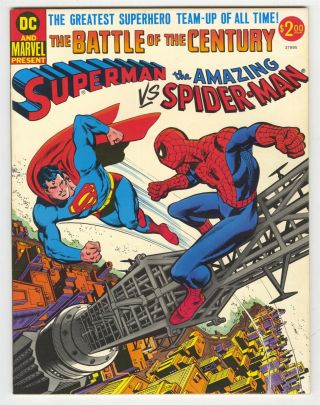 Superman Vs Spider - Man Dc Marvel Comic Treasury Vf/nm 9.  0