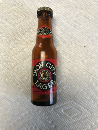 Iron City Beer Mini Bottle Salt/pepper Shaker