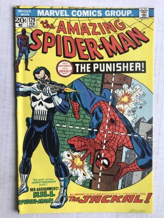 Spider - Man 129 February 1974 Unread 1st Appearance Punisher