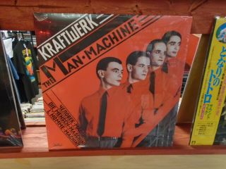Kraftwerk The Man Machine Lp Vinyl [7th Album Electronic Synth - Pop]