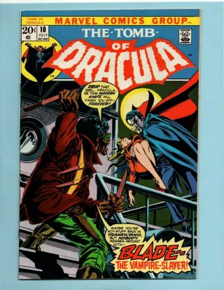 Marvel Comics Tomb Of Dracula | Issue 10 Key | High Res Scans Wow Beauty