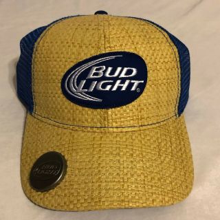 Bud Light Beer Baseball Cap Hat With Bottle Opener Mesh