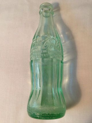 Rare Vintage Coca - Cola 6 Oz Bottle Pittsburg Texas 1953 Embossed Lettering