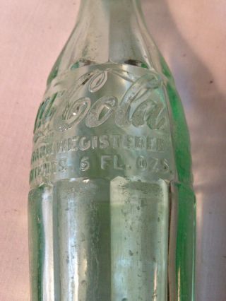 RARE Vintage Coca - Cola 6 Oz Bottle Pittsburg Texas 1953 Embossed Lettering 5