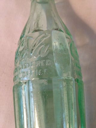 RARE Vintage Coca - Cola 6 Oz Bottle Pittsburg Texas 1953 Embossed Lettering 8