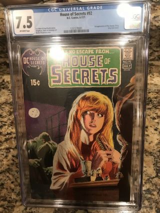 House Of Secrets 92 Cgc 7.  5 Off - White Pages