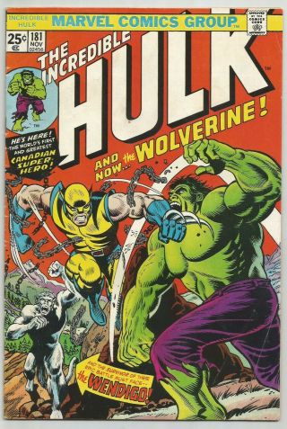 Incredible Hulk 181 Mega Key 1st Wolverine