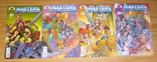 Masters Of The Universe 1 - 4 Vf/nm Complete Series " B " Variants J Scott Campbell