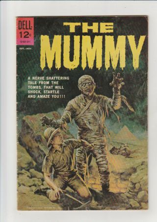 The Mummy Nn Vg 1962 Dell Comic Painted Cover