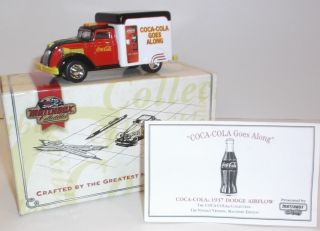 Matchbox 1937 Dodge Airflow Delivery Truck Coca Cola Die - Cast Boxed