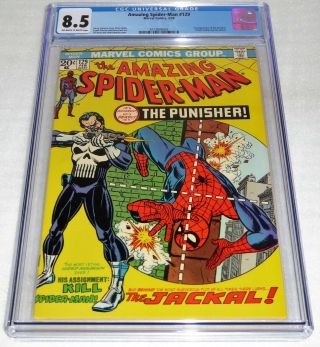 Spider - Man 129 Cgc 8.  5 1st Appearance Of The Punisher Frank Castle Book