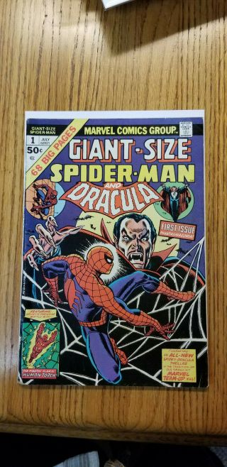 Giant - Size Spiderman & Dracula Issue 1 7.  0