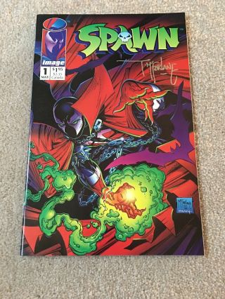 Spawn 1 May 92 Hand Signed Todd Mcfarlane 1st Appearance Image Comics