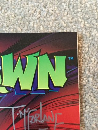 SPAWN 1 MAY 92 HAND SIGNED TODD MCFARLANE 1ST APPEARANCE IMAGE COMICS 4
