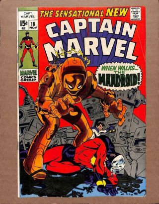 Captain Marvel 18 - Higher Grade - Space Born Superhero Marvel Comics