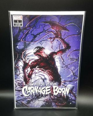 Web Of Venom Carnage Born 1 Clayton Crain Exclusive Variant Cover Trade Dress