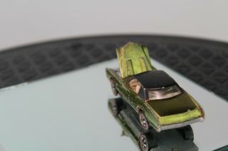Hot Wheels Redline Custom Eldorado in Olive Green w White interior US 4