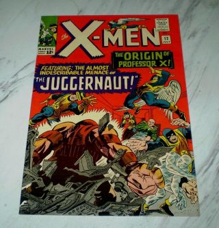 X - Men 12 Nm 9.  4 Unrestored 1965 Marvel 1st Juggernaut Appearance