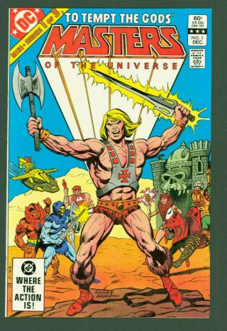 Masters Of The Universe 1 Dc Near First Comic Devoted To Motu 1982