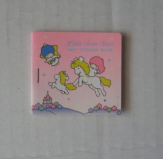 Sanrio Little Twin Stars Mini Seal Sticker Book Castle Vintage 1976 - 1990