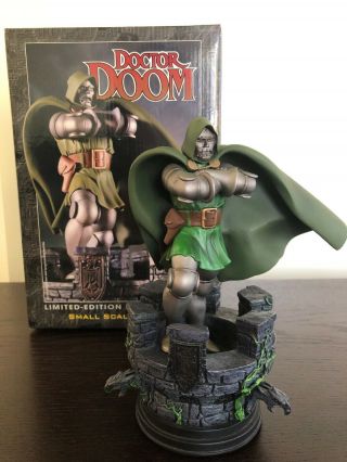 Bowen Design Dr Doom Painted Statue Small Scale Fantastic Four Villain Marvel