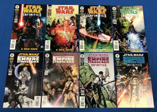 Star Wars Infinities A Hope 1 2 3 4 & Empire Strikes Back 1 2 3 4 : 2001