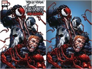 Web Of Venom Unleashed 1 Clayton Crain Virgin Variant Set Nm Movie Carnage