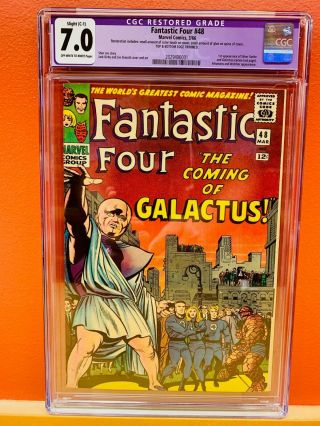 Fantastic Four 48 Ff 48 Cgc 7.  0 First Appearance Of Silver Surfer & Galactus