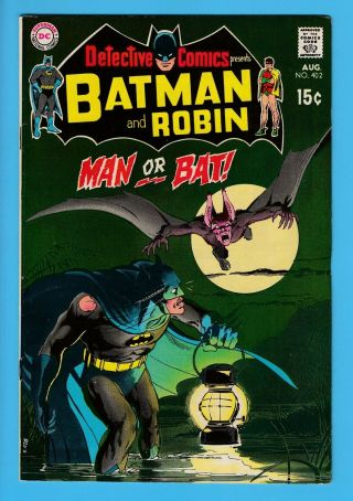 Detective Comics 402 Fn (6.  0) Batman - Neil Adams Art - 2nd Man - Bat - Cents - 1970