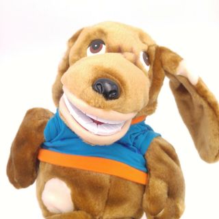 Nestle and Farfel Plush Hand Puppet Dog - Russ Berrie 1992 w/ Tags 2