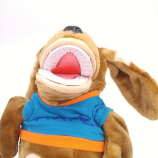 Nestle and Farfel Plush Hand Puppet Dog - Russ Berrie 1992 w/ Tags 3