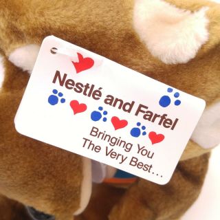 Nestle and Farfel Plush Hand Puppet Dog - Russ Berrie 1992 w/ Tags 7