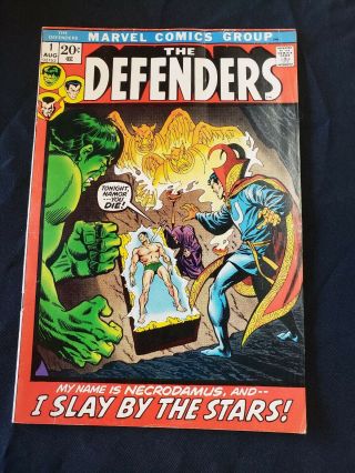 The Defenders 1 (aug 1972,  Marvel) (item 134)