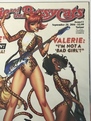 Josie And The Pussycats 1 Scott Campbell Exclusive Color Variant Archie Comics