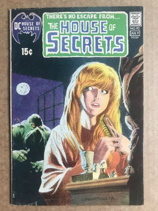 House Of Secrets 92 - 1st App Of Swamp Thing Wein & Wrightson Dc Comics Cgc Ready