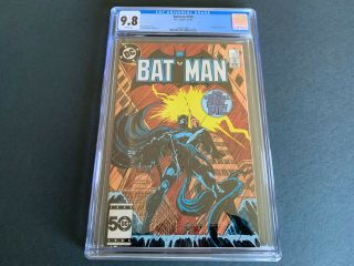 BATMAN 390 | CGC 9.  8 | White Pages | DC 12/85 | Catwoman appearance 2