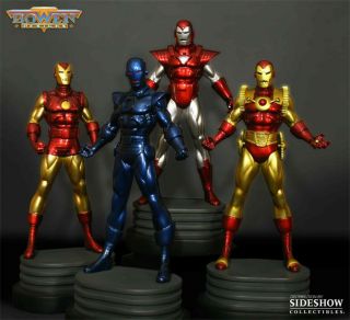 Bowen Designs Iron Man 4 Pack Full Size Statue Avengers Mib 97/300