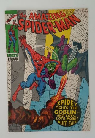 Spider - Man 97 Fn 5.  5 1 Book In The Grip Of The Goblin By Lee & Kane