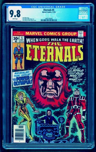 Eternals 5 Cgc 9.  8 White Pages Also See Our Top Graded 1 2 6 7