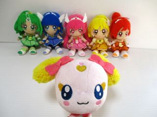 Smile Precure Plush Doll Set Of 6 Combine Save Ship Cost Japan